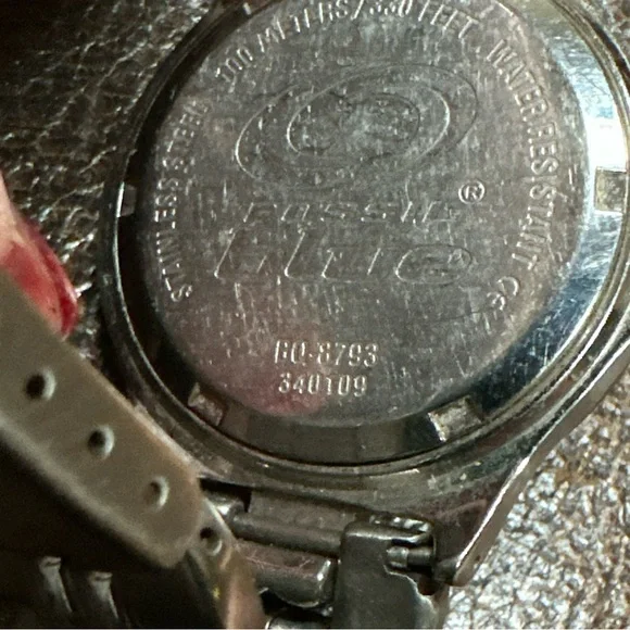 Vintage Fossil Blue (BQ-8793) Stainless Steel w/ Blue Dial Women's Watch. Works - Picture 4 of 4